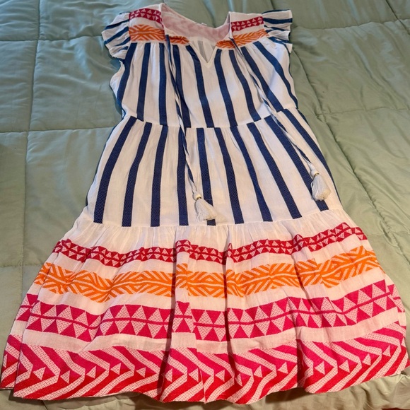 THML Dresses & Skirts - THML Blue and Pink Striped Dress